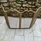 Vintage brass fireplace screen