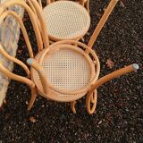 4 bistro chairs beech light