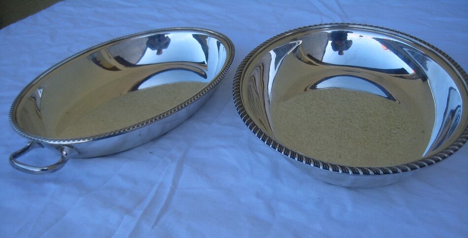 2 plats petits leumier silver metal