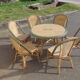 Rattan garden lounge