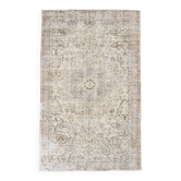 5x9 Rug For Bedroom Brown & Beige Pastel Persian Rug, 170x274Cm SK 5461