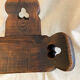 Tripod stool folk art