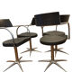 Rare set of 4 "Techno" armchairs – Philippe Starck for Maletti / L'Oréal,