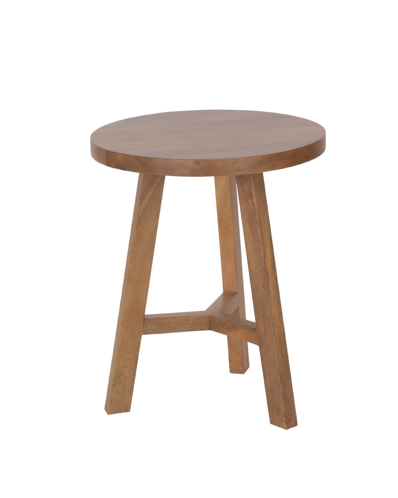 Table d'appoint en bois de manguier massif