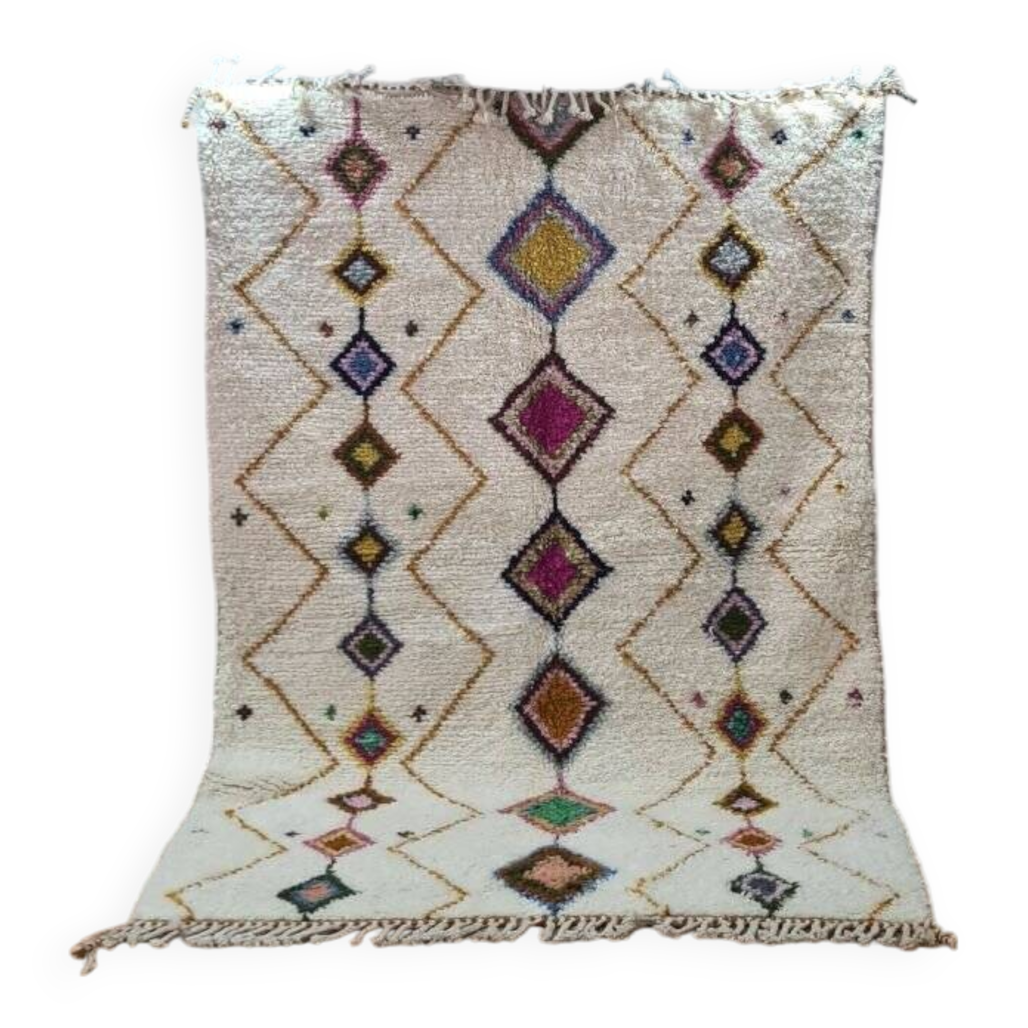 Handmade Beni Ouarain rug 250x150 cm