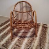 Scandinavian rattan chair