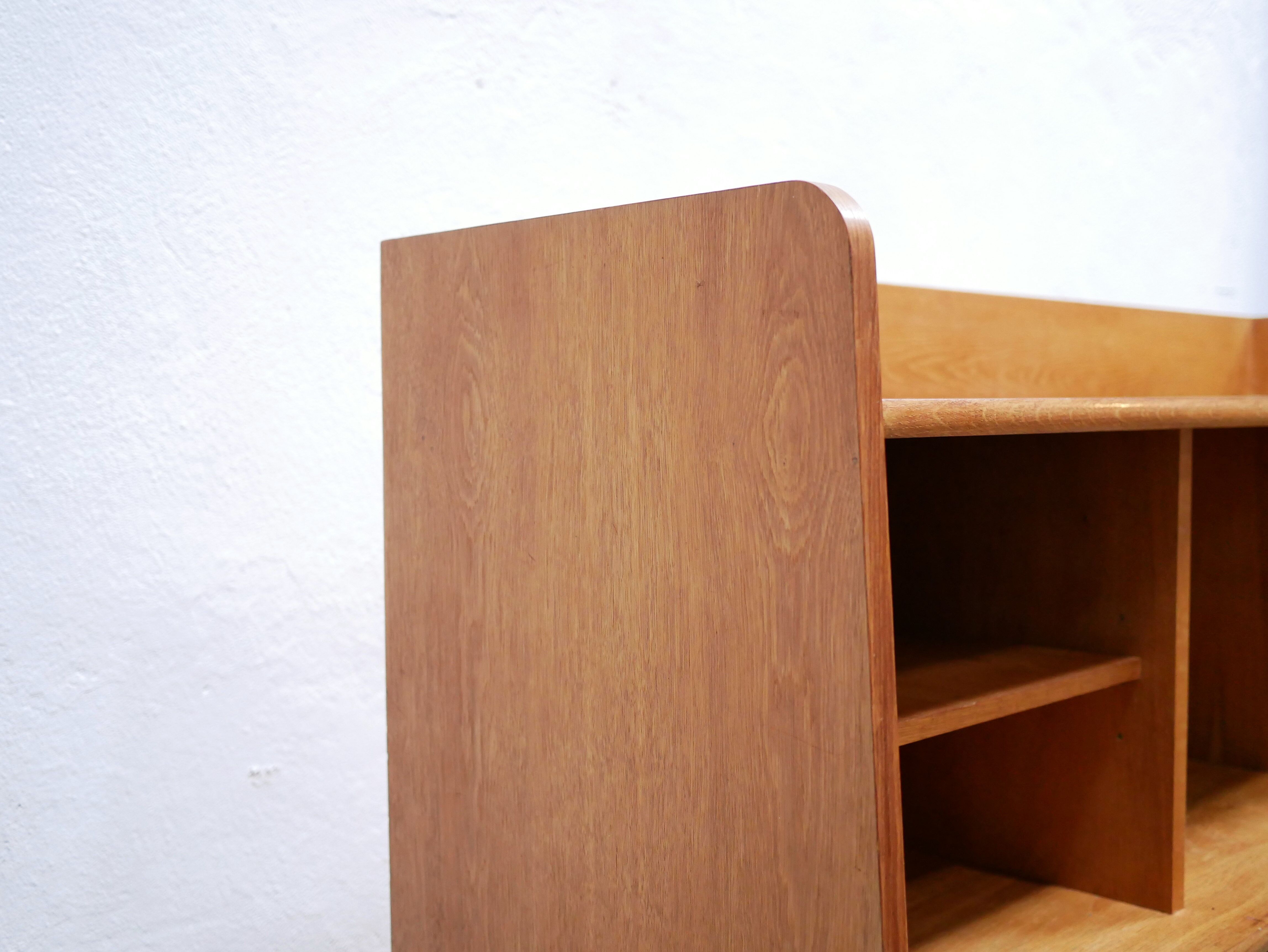 Vintage wooden sideboard library