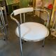 Ensemble table et chaises chrome et verre