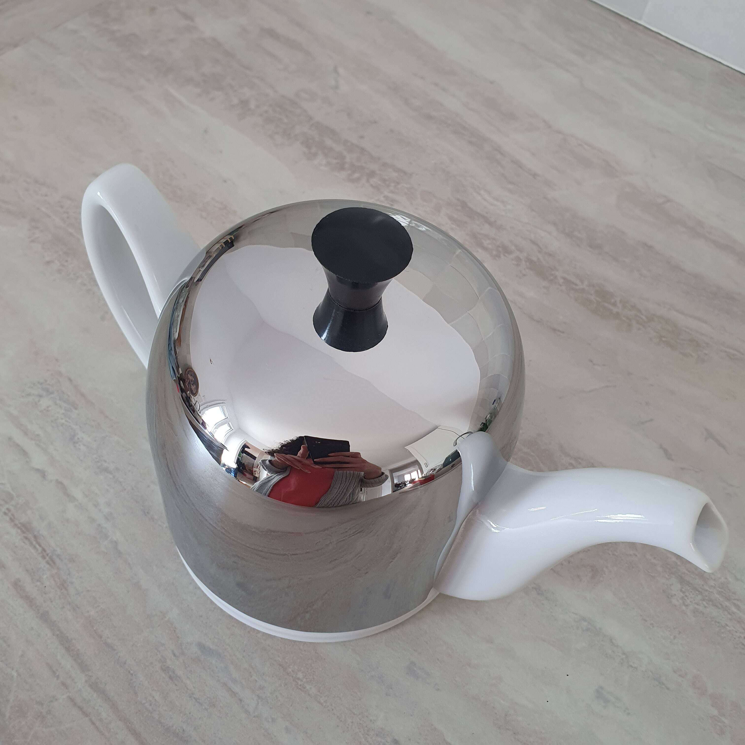 Théière SALAM 4 Tasses Guy Degrenne avec cloche feutrine et filtre