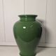 Green ceramic vase