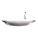 Etagère murale en céramique porcelaine blanche vintage années 50