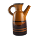 Water pitcher, vibe sixties black and ochre - anonymous - 50s / 60s