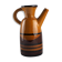 Water pitcher, vibe sixties black and ochre - anonymous - 50s / 60s