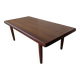Grande table en teck massif, design Niels Bach, origine Danemark