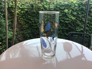 6 vintage cocktail glasses