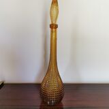Decanter with yellow spikes