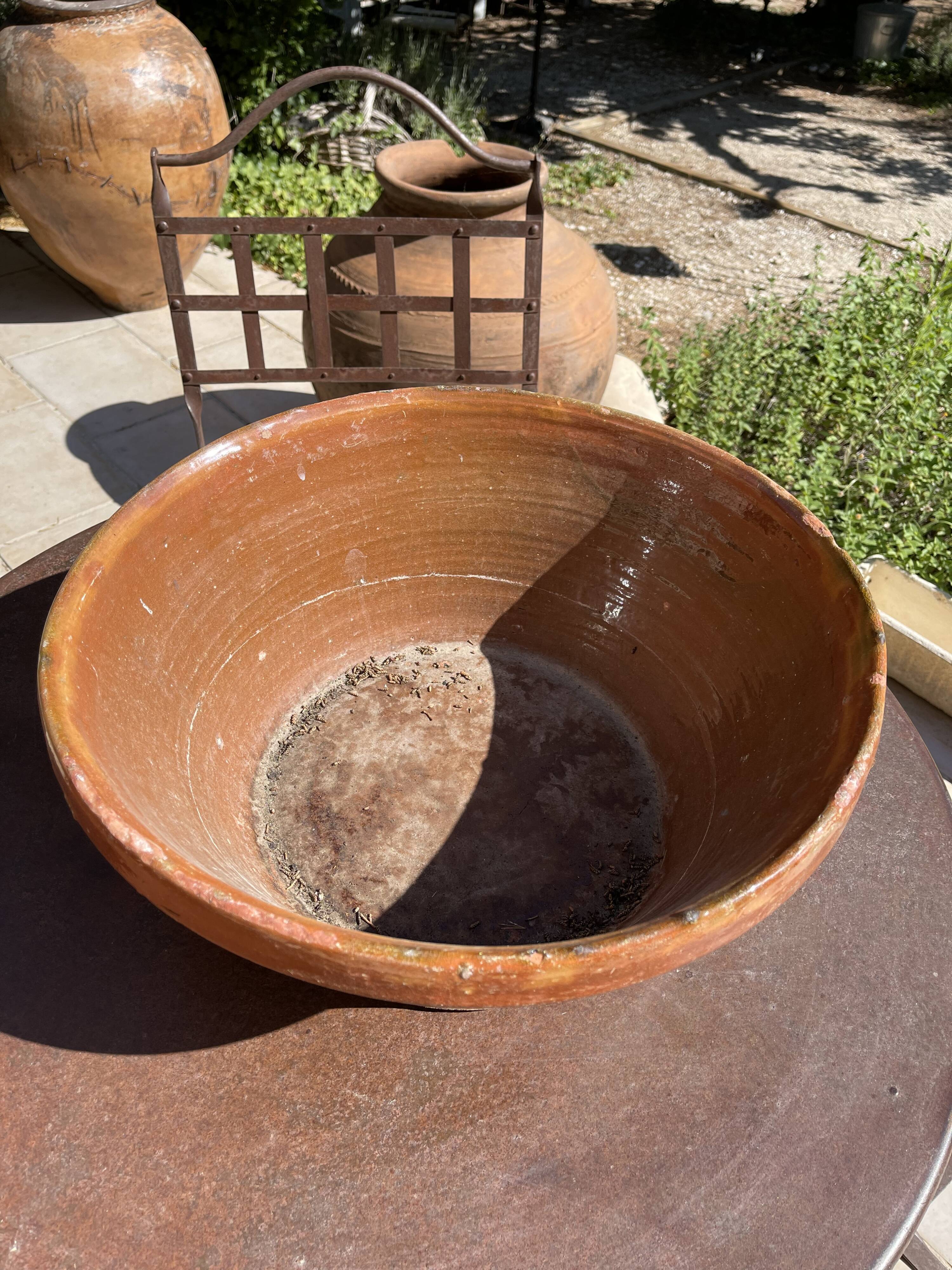 Terracotta lebrillo