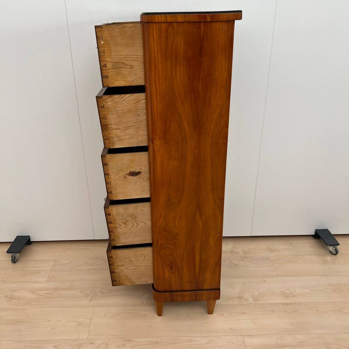 Biedermeier Five-Drawer Chiffonier in Cherry Veneer, South Germany, 1830s