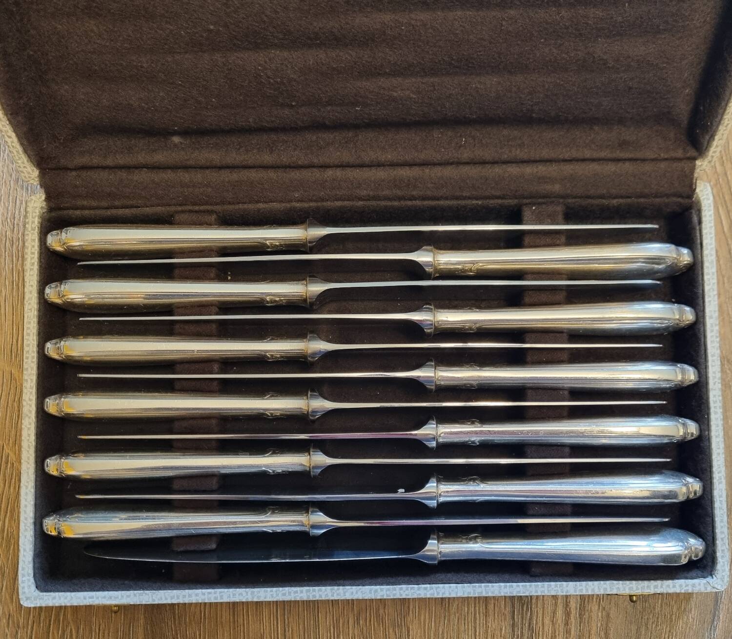 12 Christofle knives model Rubans