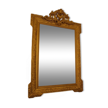 Louis XVI style pediment mirror