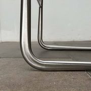 Vintage German cantilever bar stools B30 with leather cushions by Tecta and Jean Prouvé, set of 2.
