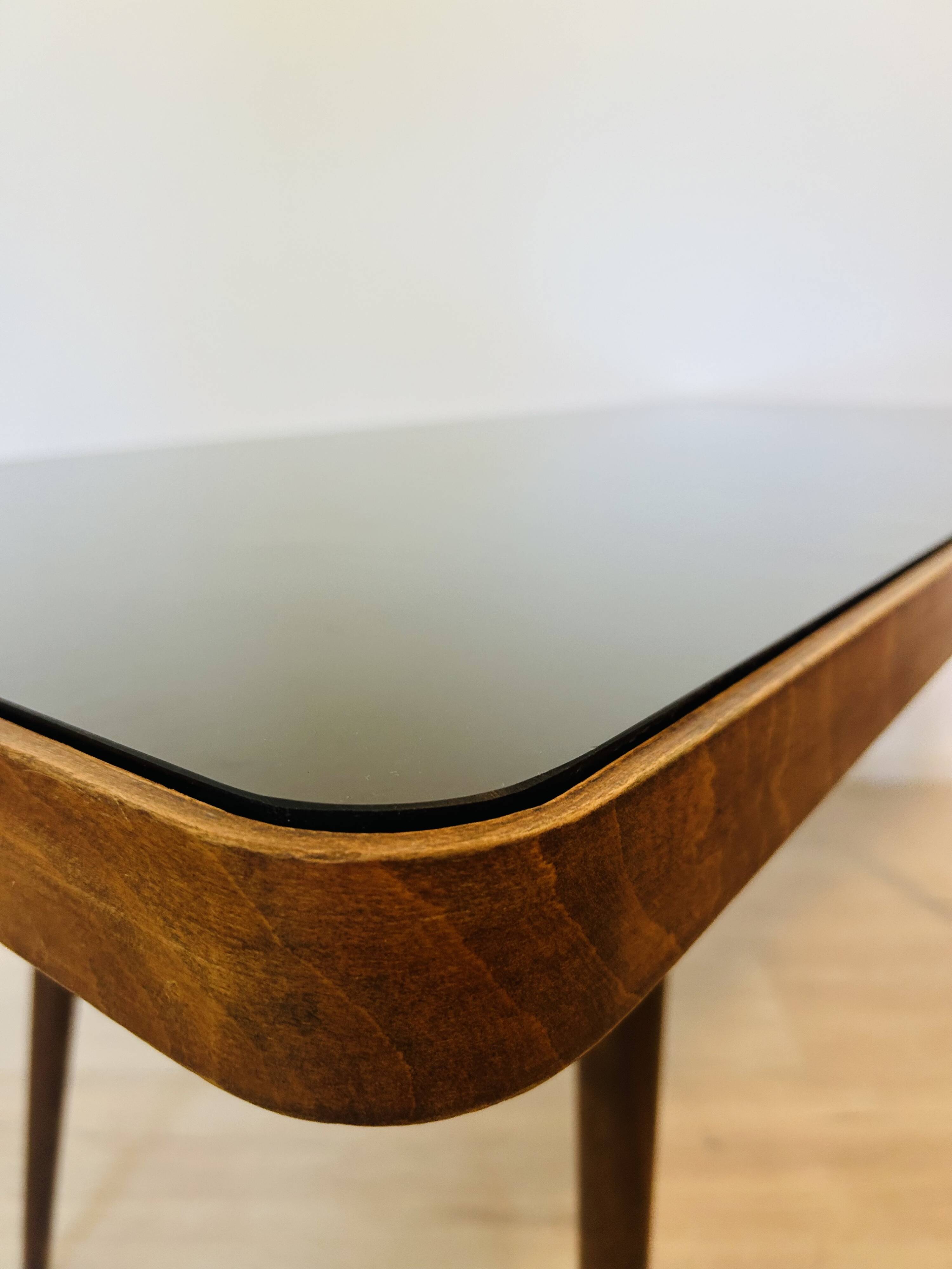 Table basse vintage de Jiří Jiroutek de Tchécoslovaquie 1960