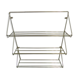 Shelf wall steel wire gold