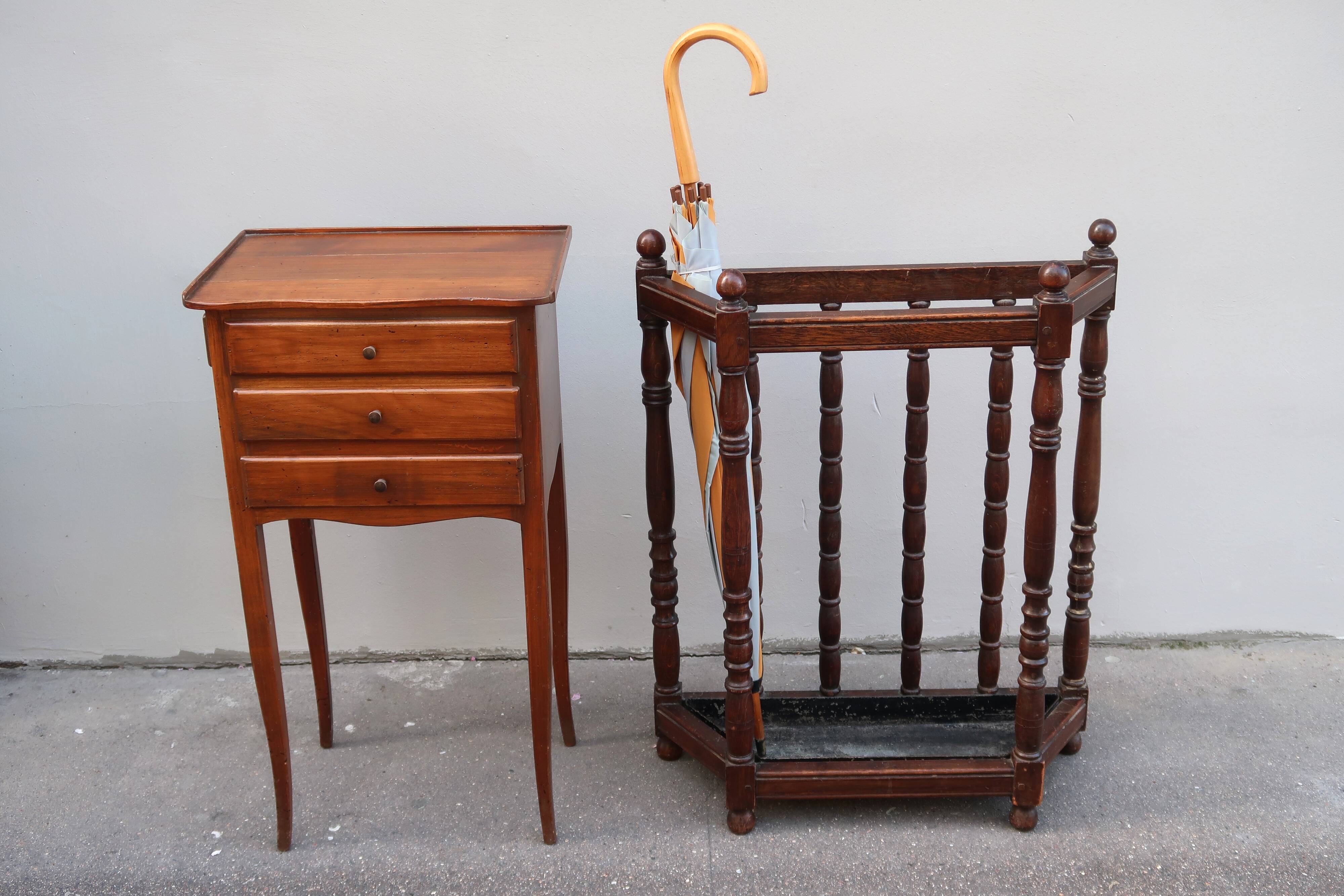 Vintage umbrella stand from the 1920s.