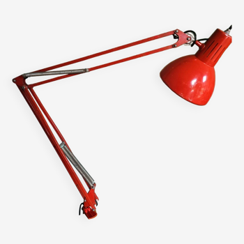 Lampe articulée d atelier rouge