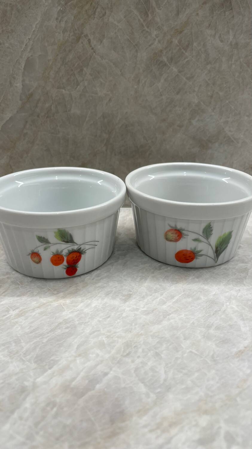 Set of 2 vintage Langenthal ramekins