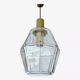 Vintage Apace Age Limburg Glass Pendant Light