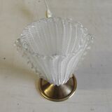 Table lamp with Murano glass shade - mid 20th century