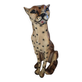 Ceramic leopard decoration