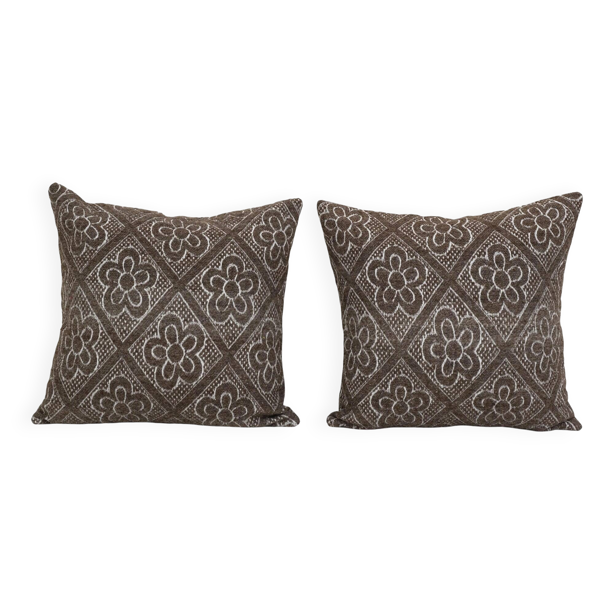 Set of 2 vintage Turkish cushion covers 51x51 cm