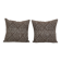 Set of 2 vintage Turkish cushion covers 51x51 cm