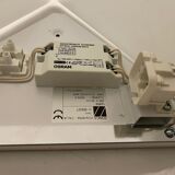 2 mid-century Italian acrylic glass sconces by Zonca Italy