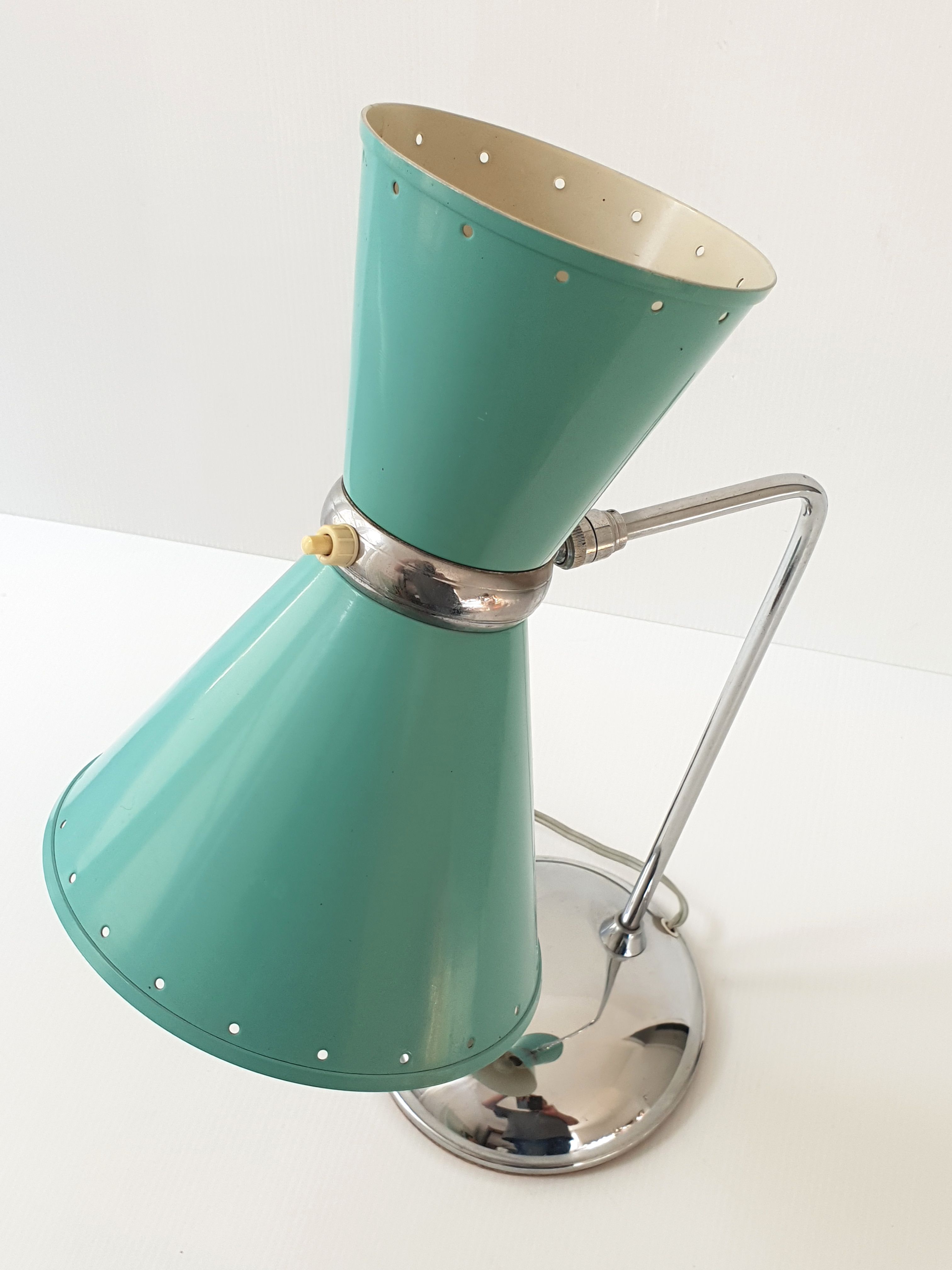 1950 Vintage diabolo table lamp