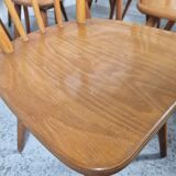 Set of 18 Scandinavian style bistro chairs, 60s