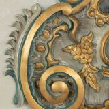 Miroir baroque, fabriqué à la main, années 1960