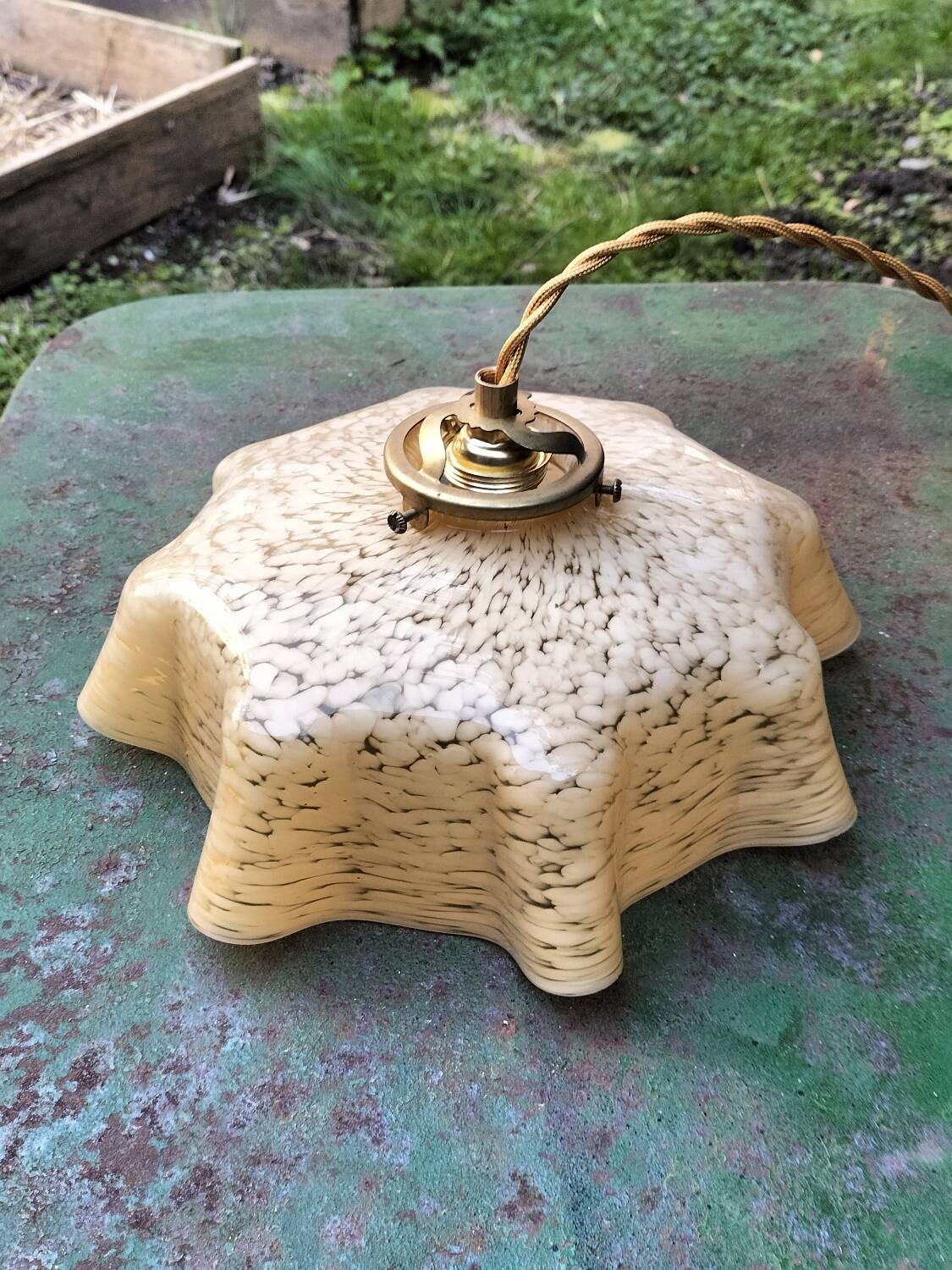 Clichy glass pendant light