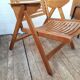 2 folding chairs vintage Rex lounge by Niko Kralj design