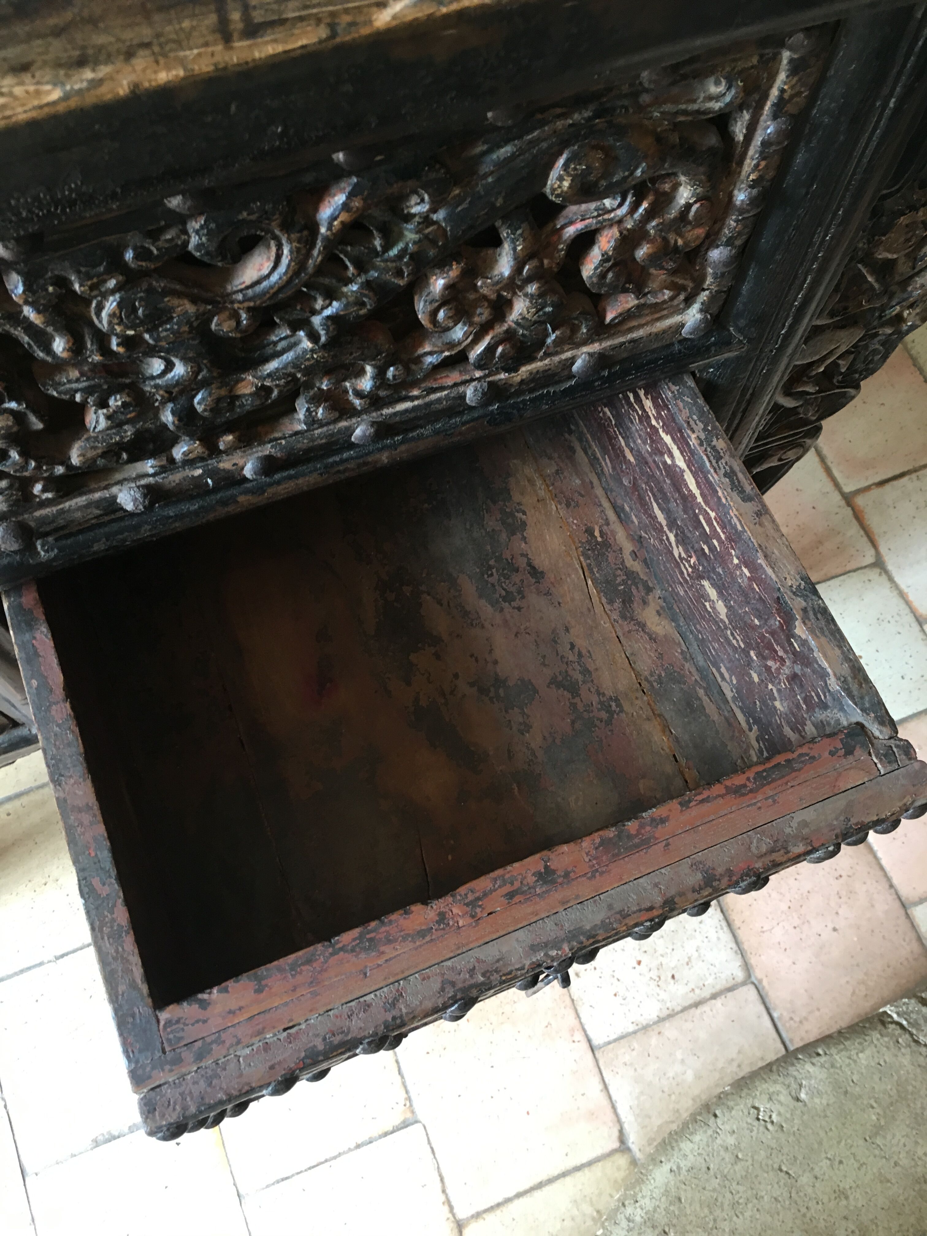 Small chinese chest of drawers