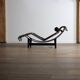 Cassina LC4 Chaise Longue In Ponyskin By Le Corbusier and Charlotte Perrian