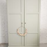 Almond green parisian wardrobe