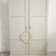 Armoire parisienne vert amande
