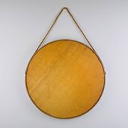 Mid-century wall mirror in teak, Italy, 1960s