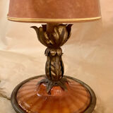 Metal & glass lamp