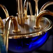 Italian Glass Chandelier, 1980s (MK9505)