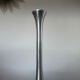 Scandinavian modernist aluminum candle holder in the 70s
