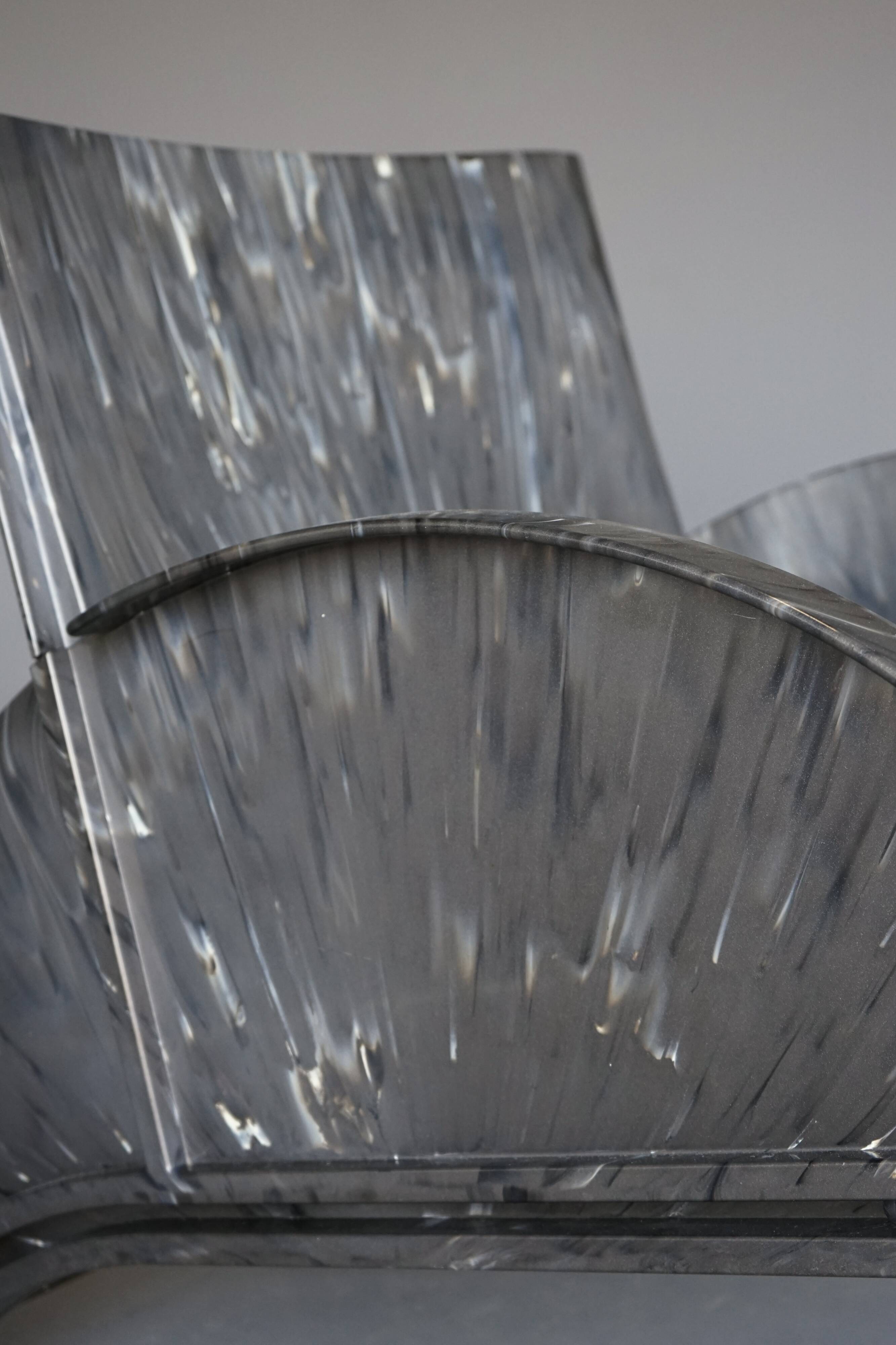 Lounge Chair model 4814 by Anna Castelli Ferrieri for Kartell, 1980s